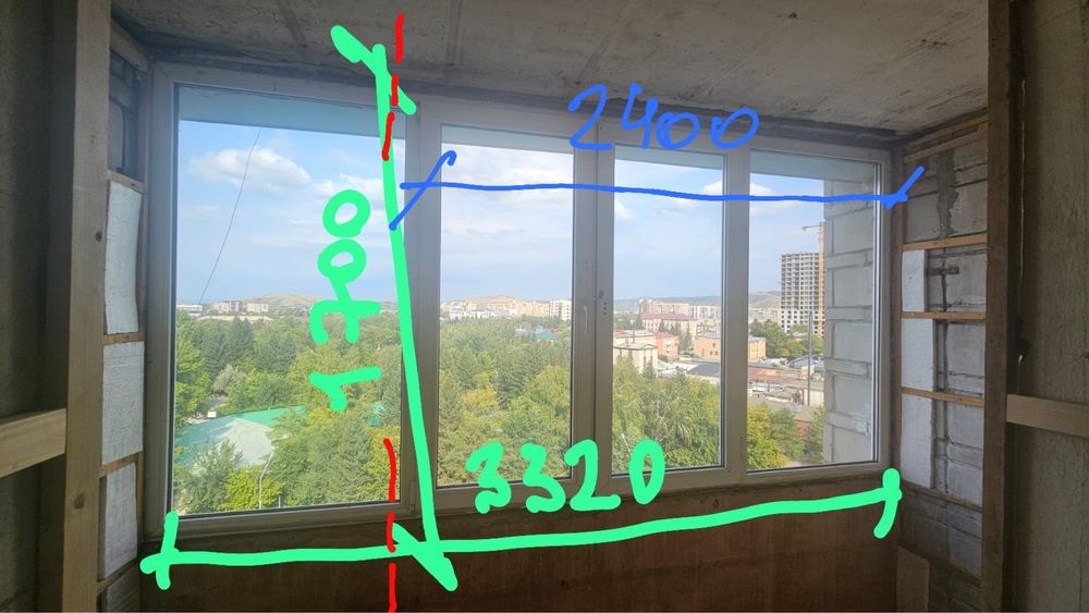 Окна балконные пластиковые б/у