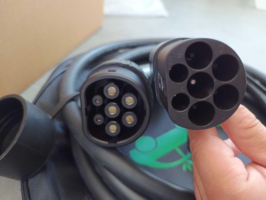 Кабел за Зареждане на Електромобил Тип 2, 32А, 22 kW, 5 метра - 2