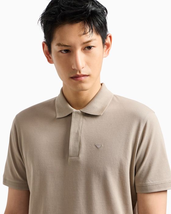 Tricou polo Emporio Armani