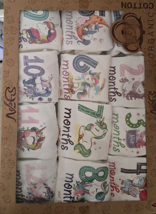 Боди набор для девочки 12шт