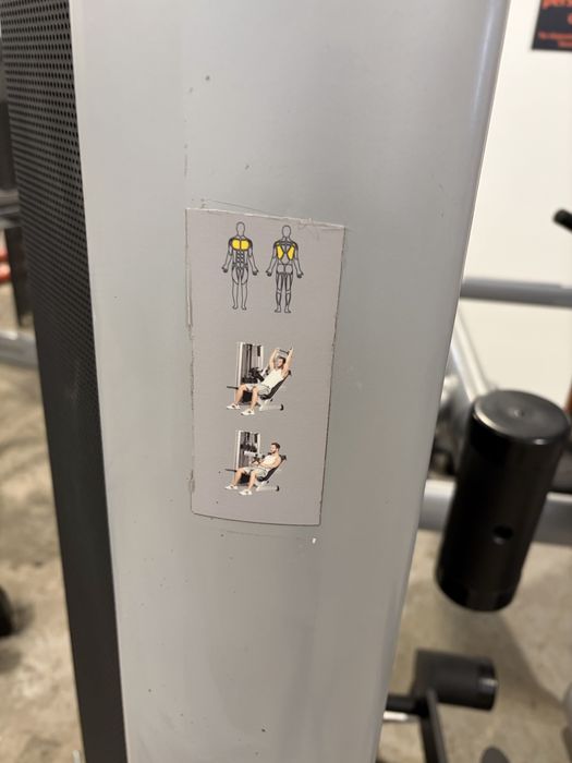 Pullover extensie triceps gym 80