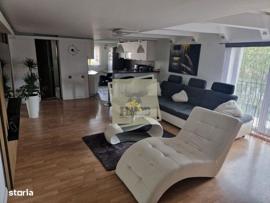 Apartament modern pe 2 niveluri 4 camere 2 bai si 82.4 mpu in Sibiu — fotografia 1