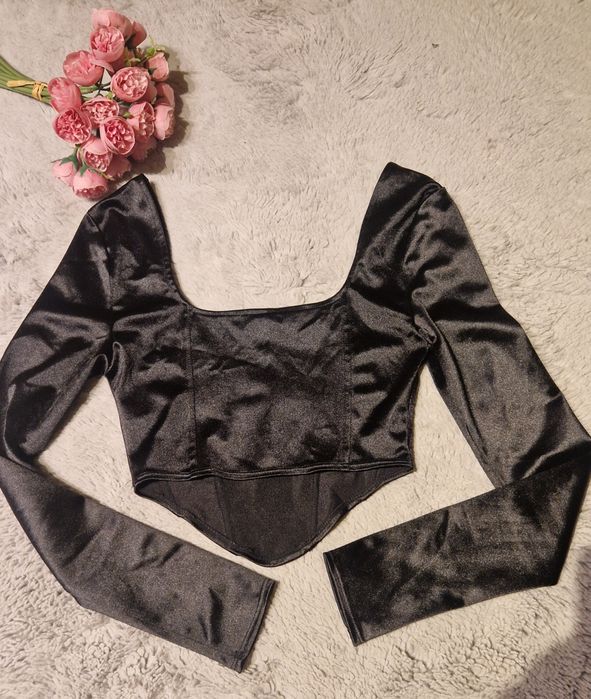 Top tip corset, nou, H&M, mărimea XS