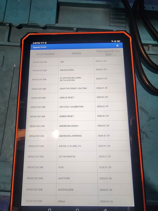 Diagnoza Launch x431 smartlink C cu tableta blackview active 8 pro