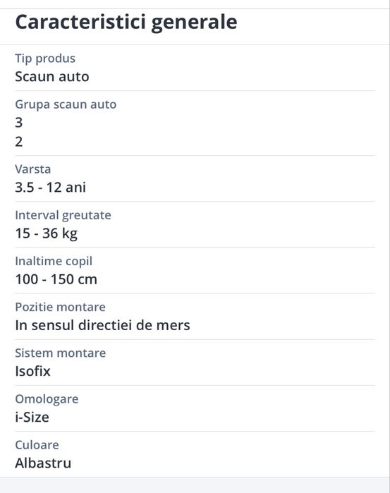 Scaun auto copii Joie Signature