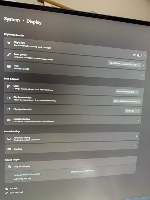 Monitor 4K DELL SE3223Q 31.5 inch