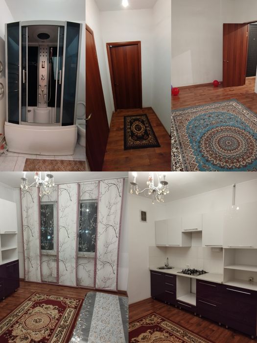 170000т +возвратный депозит 30000т.Квартира чистая.Частично меблирован