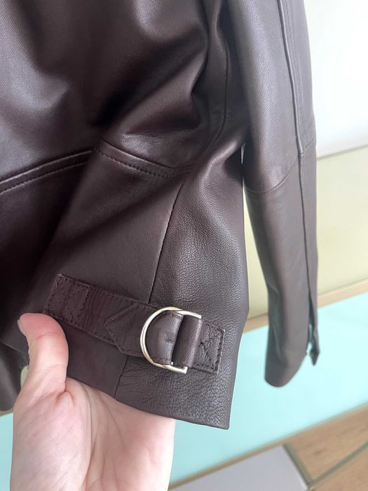 кожено якето Massimo Dutti размер S