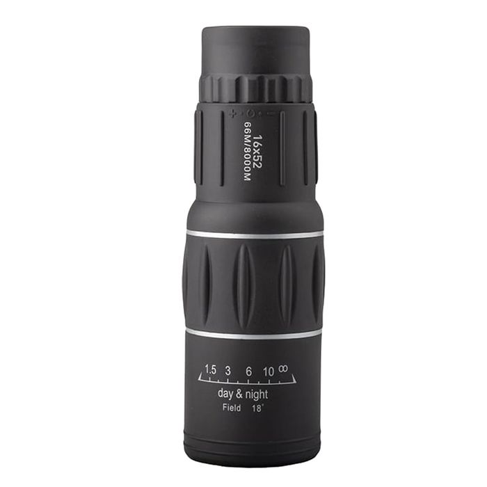 Monocular DEPOX®, Hawk Sight, 16x52, negru, 15 cm, husa inclusa