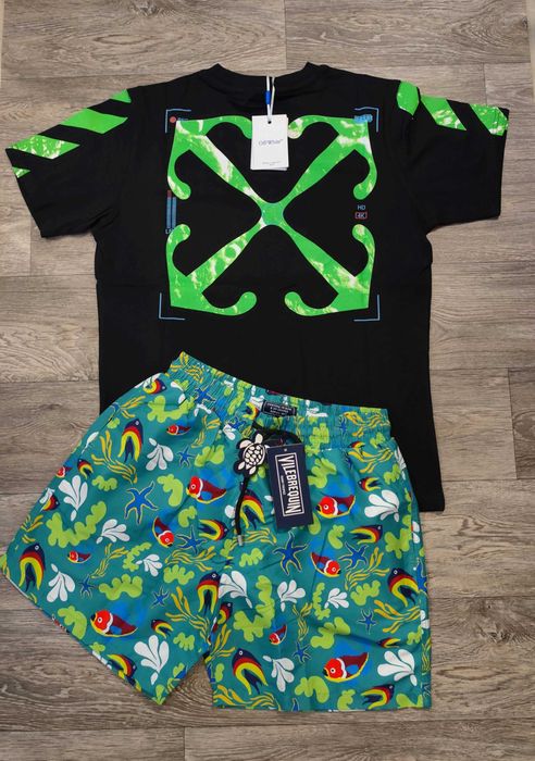 Мъжка фланелка тениска Off White блуза