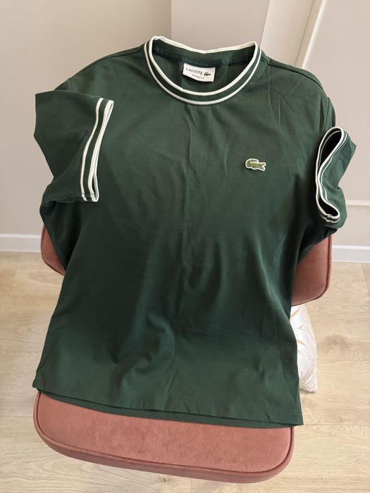 Футболка зеленая Lacoste