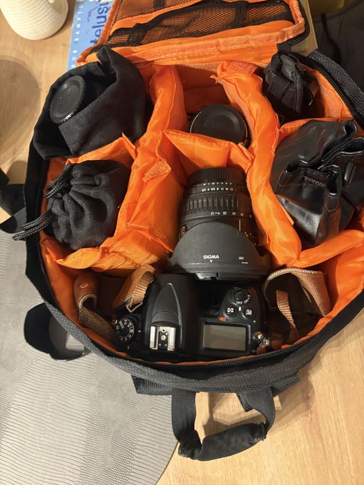 Nikon D7000 + 4 ob.(17-35 ,35-70 ,50mm ,fisheye )kit complet