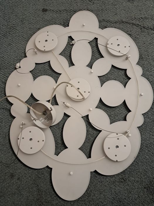 Decorațiune corp lumina candelabru lustra Toronto Bianco