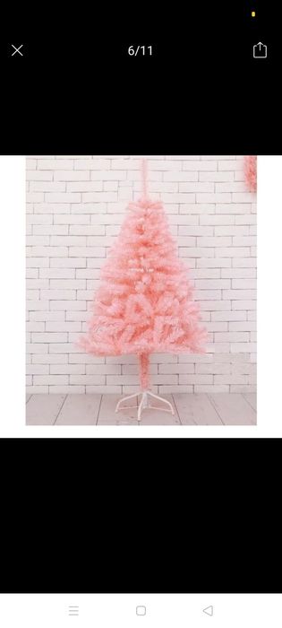 Ёлка розовый цвет