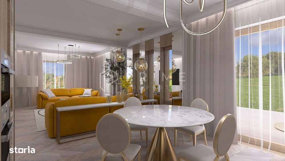 Casă nouă cu arhitectură mediteraneană | Semifinisată | 150 mp utili