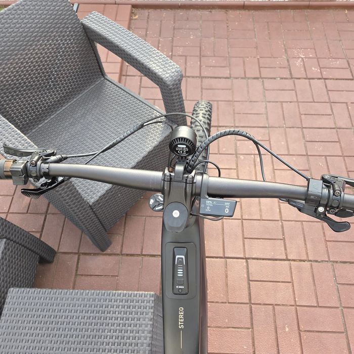 Bicicleta 29 electrica CUBE STEREO ONE44 Full Suspensie FOX~800Wh~Bosch CX~0 km~delimitat 32h~Carbon/1x12/Gen5/XT/Magura/XL/Dropper