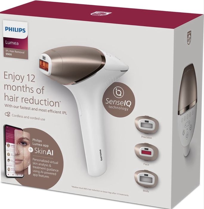 NOU / SIGILAT  Philips Lumea IPL Hair Removal 9900