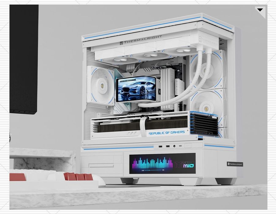 NEW Cooler THERMALRIGHT 360 Aquarium Display Black and White  Optom