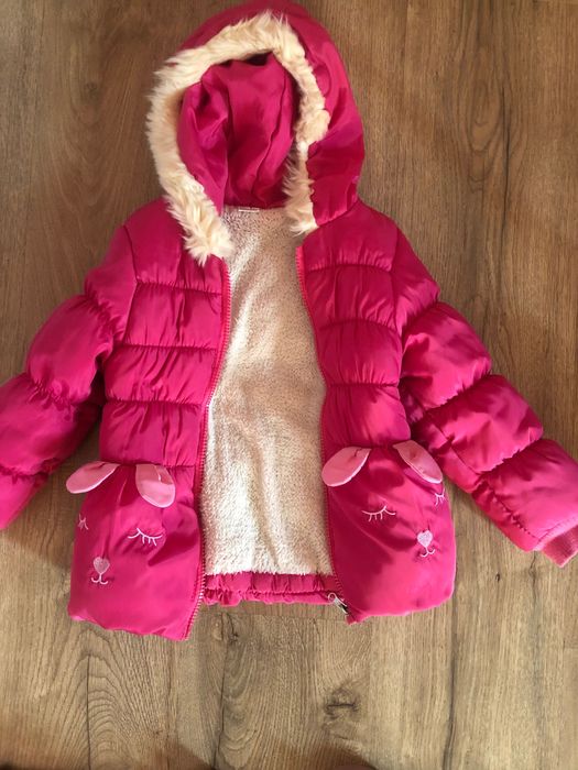 2 броя зимни якета за момиченце 3-4год