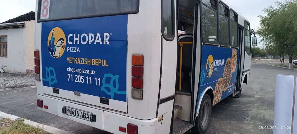 Samarqand // avtobuslarda reklama // tashqi reklama //