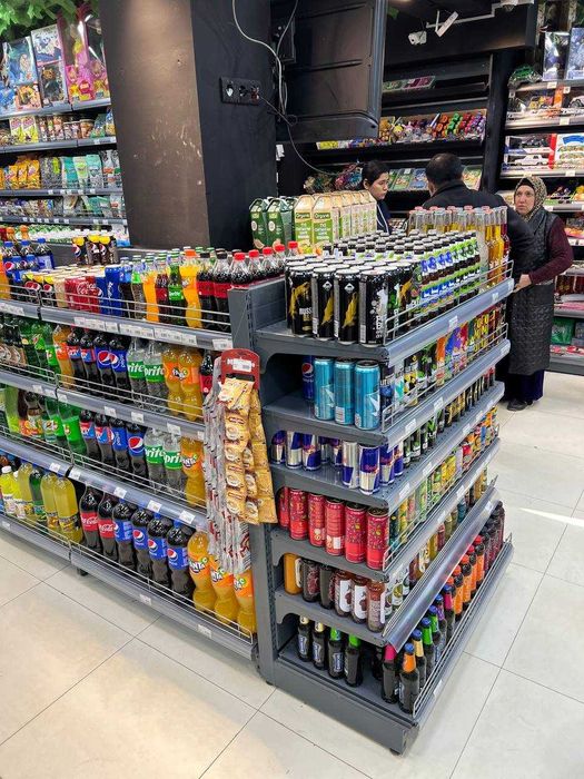 Торговый стеллаж полочный стеллаж для магазины продуктовый стеллаж