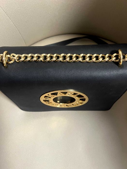KARL LAGERFELD оригинална чанта ,кожа с диск