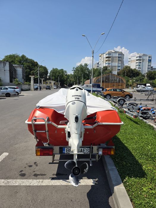Barca +motor Evinrude 75 Etec+peridoc