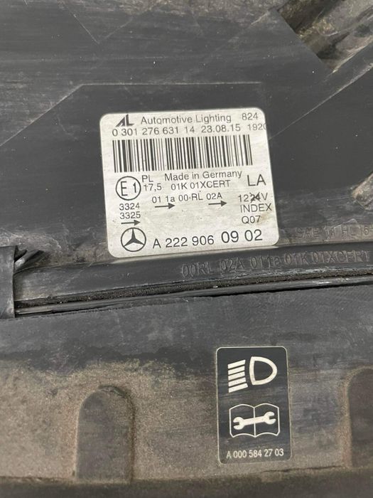 фарове/фар за mercedes benz w222