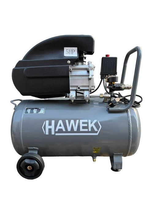 Бутален въздушен компресор HAWEK 50 литра 1500W, маслен, 0.8 MPa, 220V