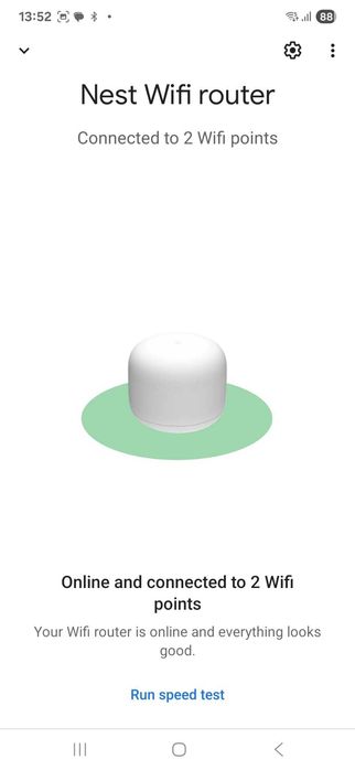 Google Nest WiFi Mesh – Router + 2 Extendere cu Google Assistant