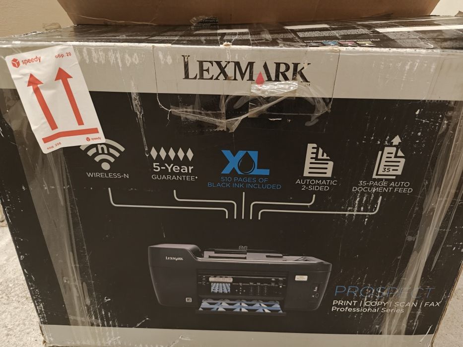 Lexmark prospect 205 Pro с проблем с жълтото