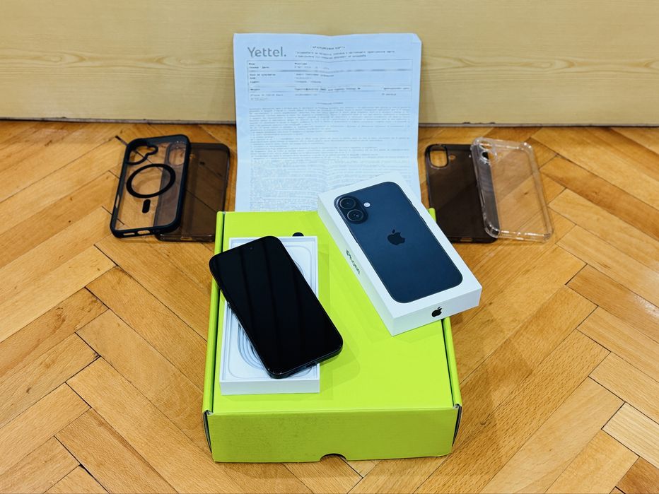 Iphone 16 256GB/Black’series/ГАРАНЦИЯ 23м/като НОВ