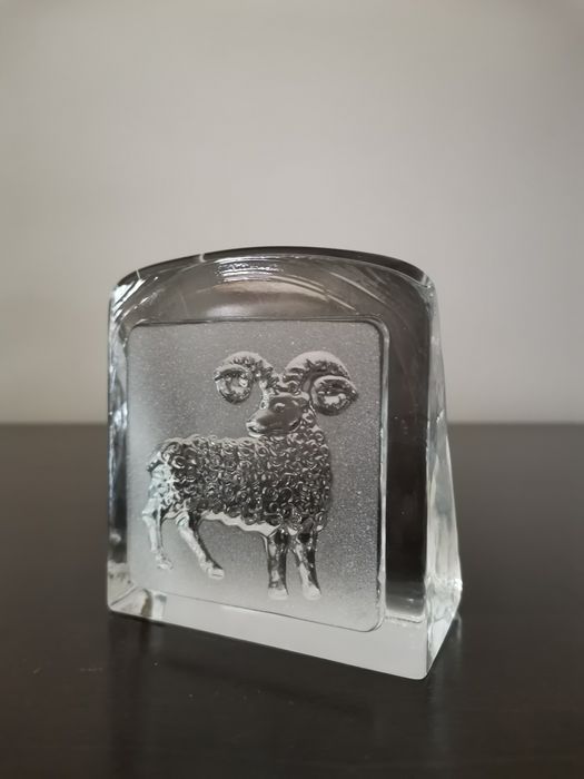 Paperweight cristal decorațiune colecție birou