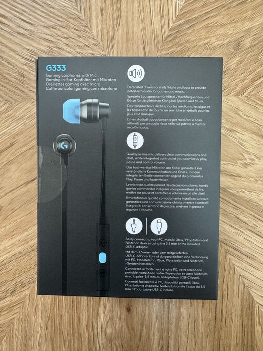 Нашуники проводные logitech
