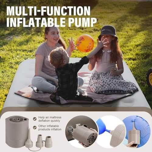 Ново Надуваемо легло матрак Подложка за спане сън къмпинг туризъм път