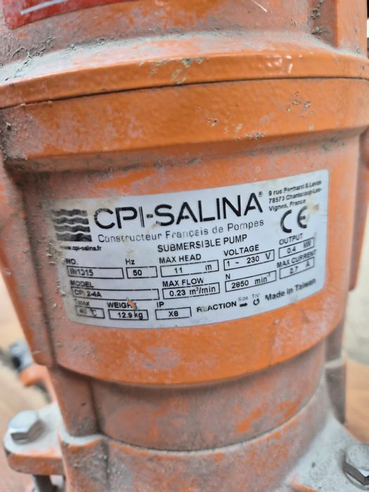 Pompa submersibila de șantier CPI- Salina CP2-4A