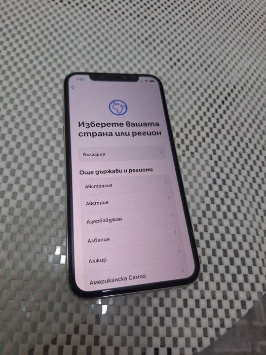 iPhone XS silver 64Gb