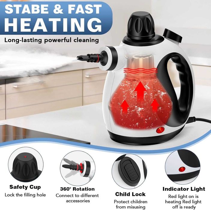 Парочистачка Klona 350ml, 1050W, Гаранция