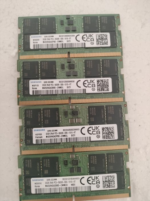 Ram 32 GB DDR5/DDR4 Samsung