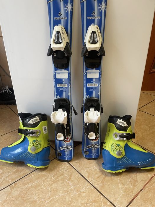 Schiuri copii 80 cm cu clapri set ski