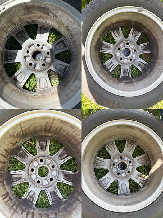 Продавам 16" лети джанти със зимни гуми за VAG - 205/55R16 DOT 3922 5х112 ET42