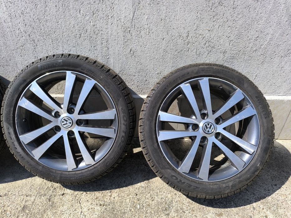 Jante 17 bicolore  vw GTI , anvelope iarna