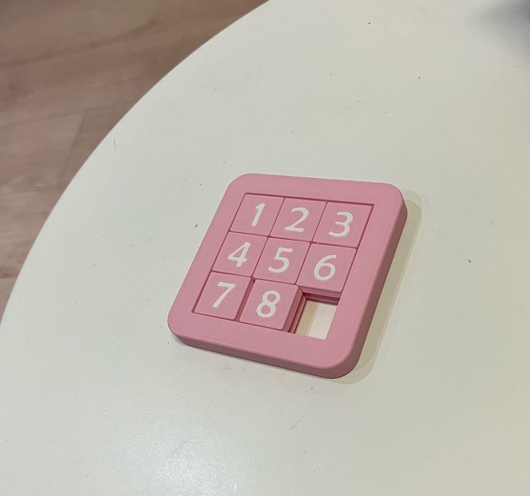 puzzle numeric printat 3d