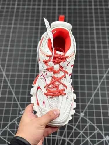 Balenciaga Track Sneaker "White/Red"