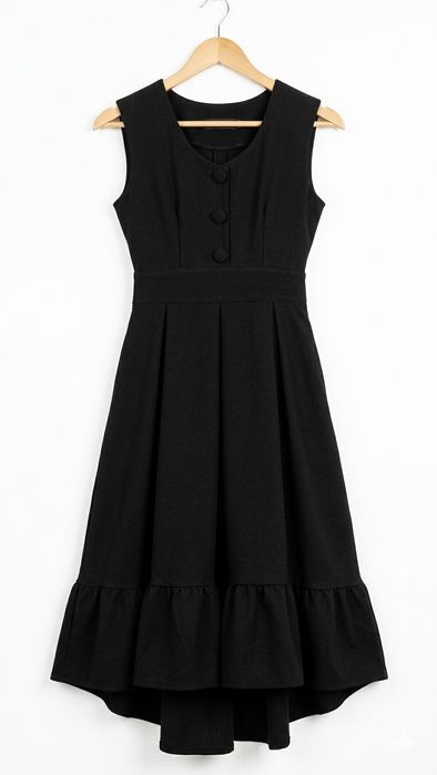 Платье, чёрное, почти новое