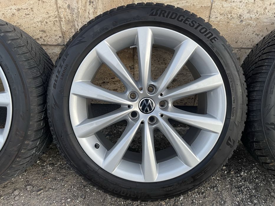 Jante 18 Skoda Superb Vw Passat B8 Arteon Anvelope Roti iarna 235 45