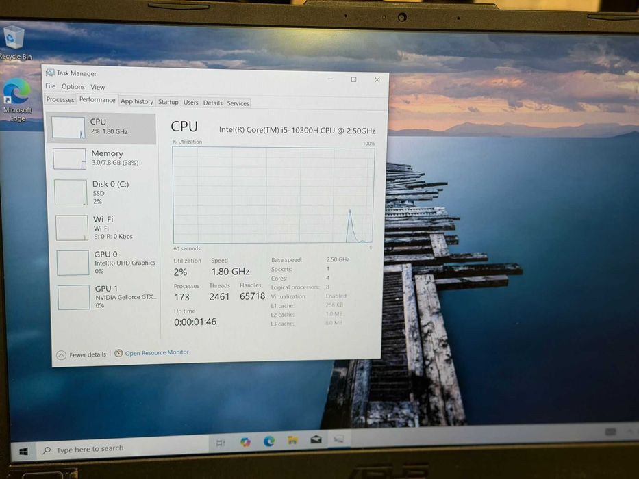 Hope Amanet P10/Laptop ASUS TUF GAMING I5-10300H 8GB RAM SSD 500 GTX 1650