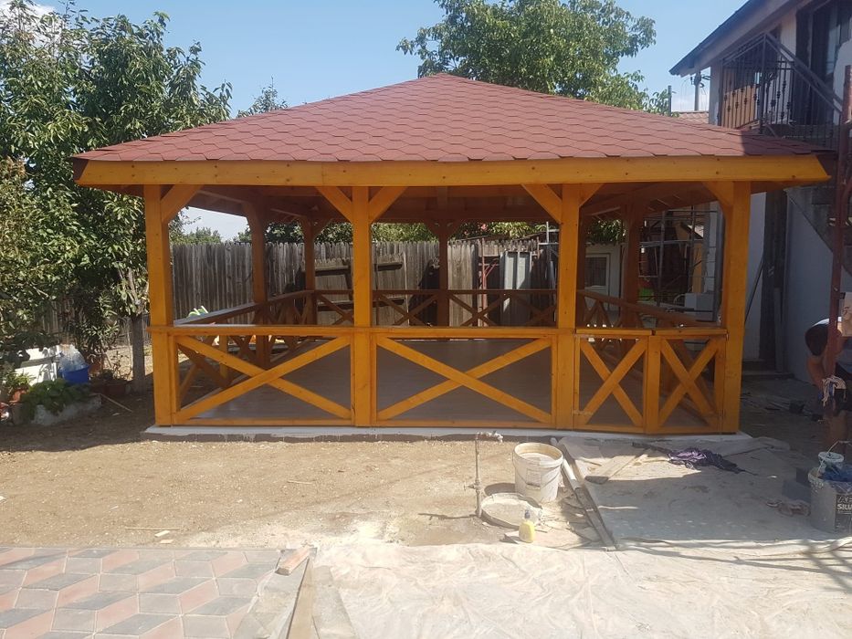 Foișor din lemn -pergole.