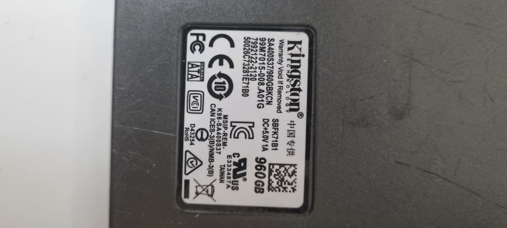 Ssd Samsung defecte