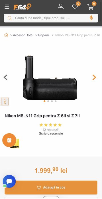 Nikon MB-N11 Grip pentru Z 6ii si Z 7ii ( z62 sau z72 )